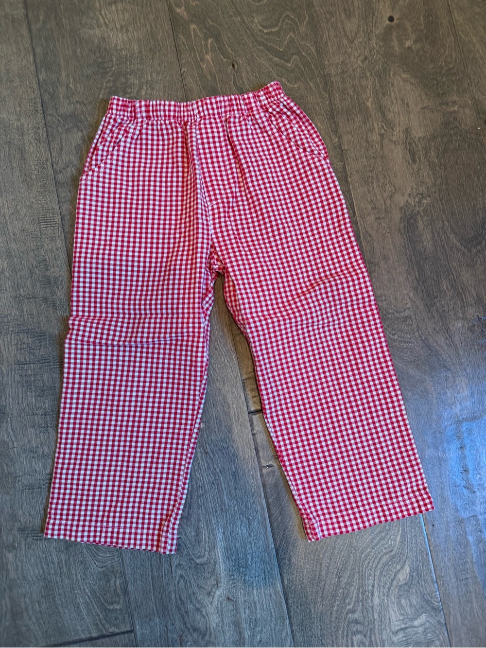 The Bailey Boys Red Gingham Pants Size 3T